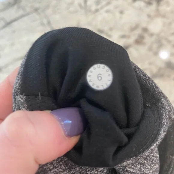 Lululemon‎ Wunder Under Low-Rise Tight *28" Heathered Black - Image 9