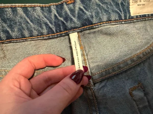 Rag & Bone Jeans High-Rise Alex Straight - Image 3