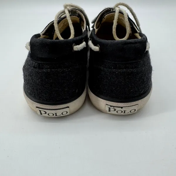 Polo Ralph‎ Lauren Lilia Boat Shoes Women 8.5B Flannel Microsuede Coastal Preppy - Image 5
