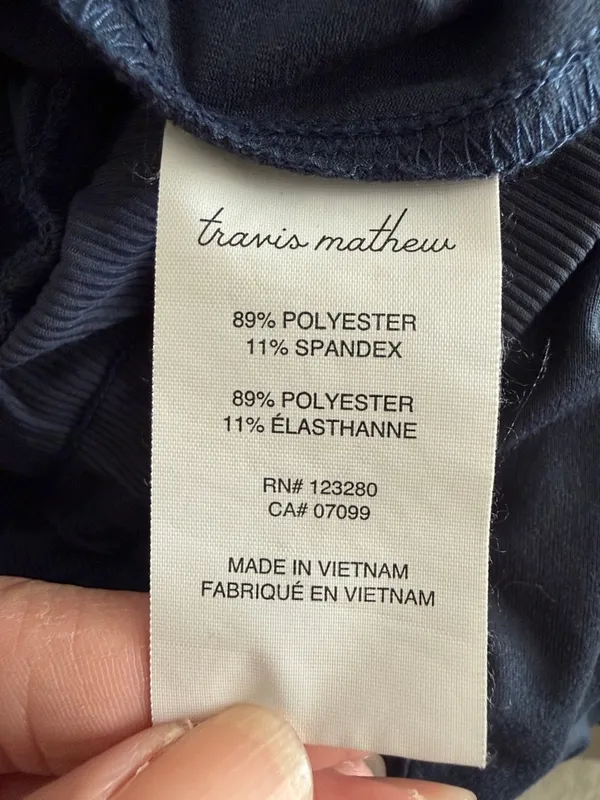 TRAVIS MATHEW Gray/Blue Drawstring Jogger Pants - Image 12