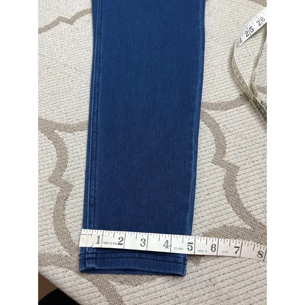 Halara Flex High Waisted Crossover Pockets 7/8 blue jeans, size large, 02699020 - Image 9