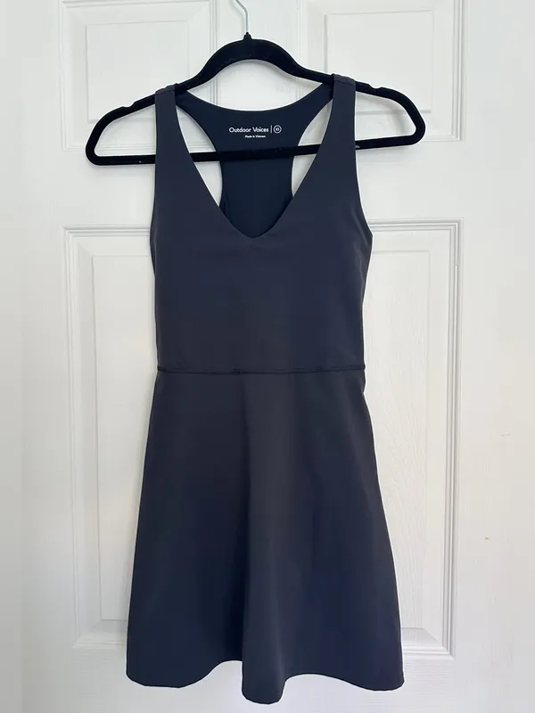 NWOT Outdoor Voices Volley Dress - Black - XS - Image 5