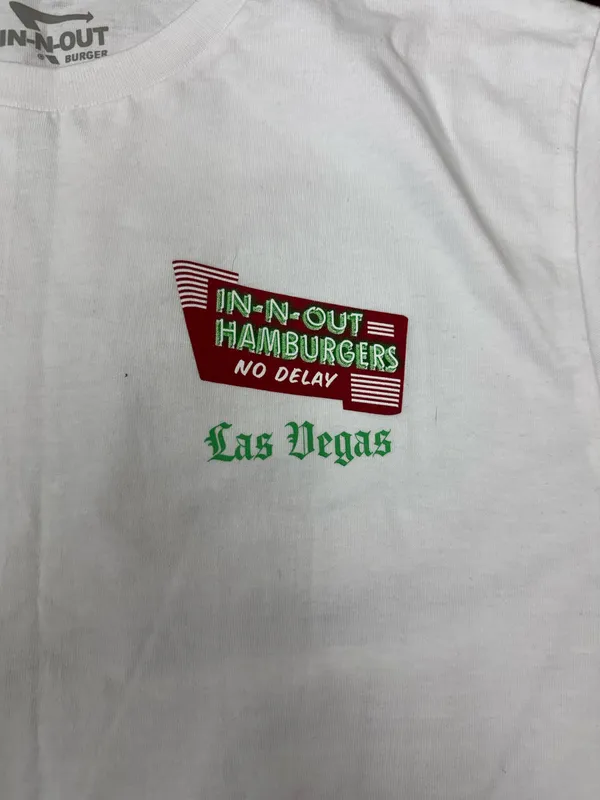 In-N-Out Las Vegas White Graphic Tee Shirt Size Medium - Image 2