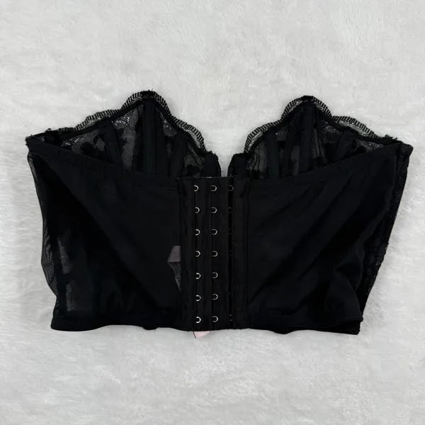 Victorias‎ Secret Dream Angels Black Lace Bustier Corset Top 34B 386727-FWP - Image 8