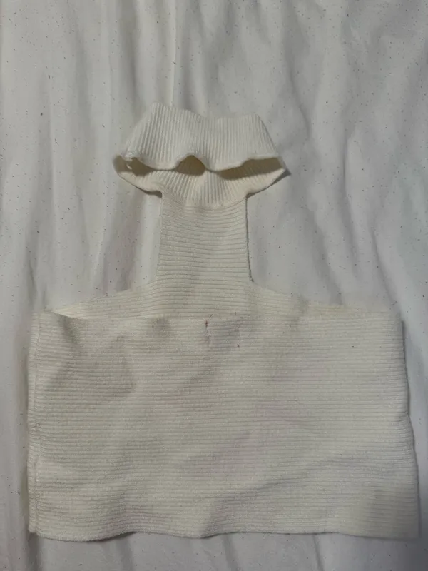 Edikted halter knit crop top - Image 2