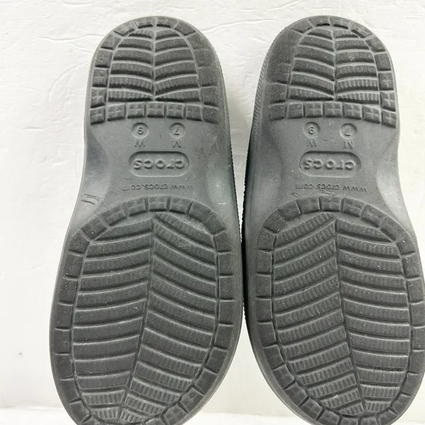 Crocs Women's Baya Slide Sandal Size 9 Black Summer Beach Casual Comfort - Image 7