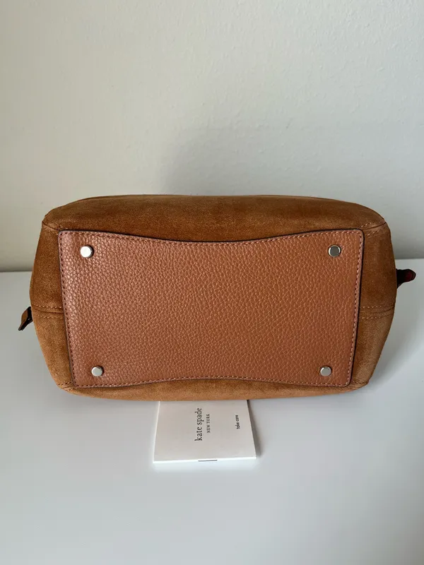 Kate Spade Dumpling Suede Satchel - Image 4