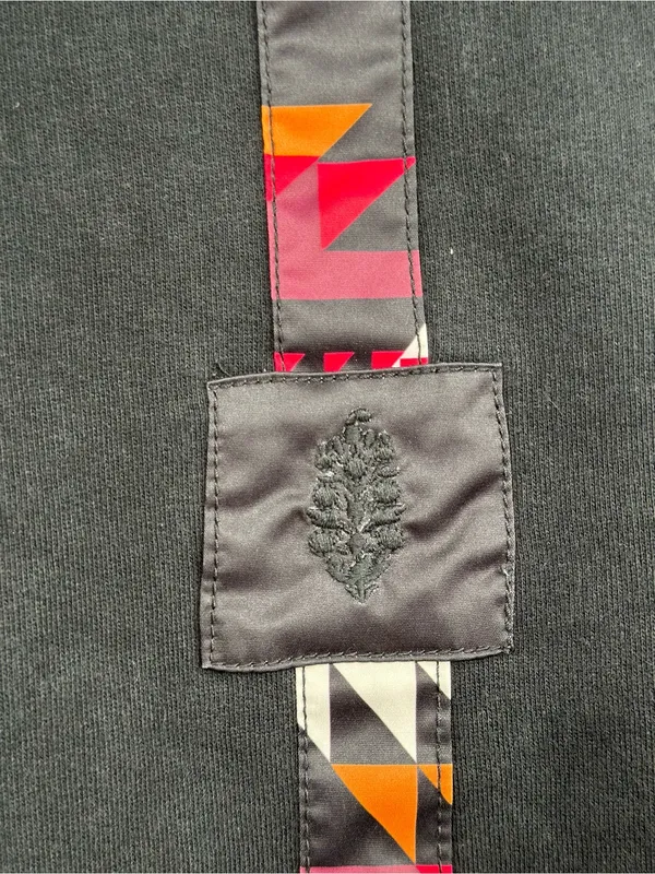 FP Movement Free People Snow‎ Flow Hoodie S Black Combo Cropped $128 - Image 5