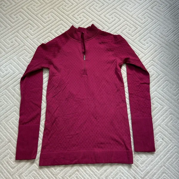 Lululemon Rest Less 1/2 Zip Star Ruby - Image 5