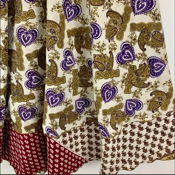 Boutique Reversible Maxi Wrap Skirt BINS400 - Image 3