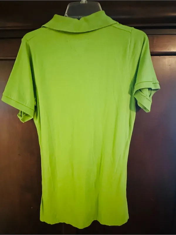Green Short Sleeve Polo Tee Size XL - Image 3