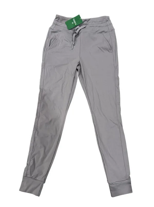 Halara Softlyzero HighWaisted Drawstring Full Length Joggers Gull Gray Small - Image 2