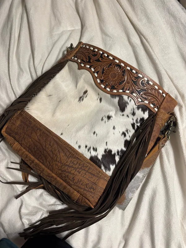 Cowhide Purse Myra Bags Western - Image 2