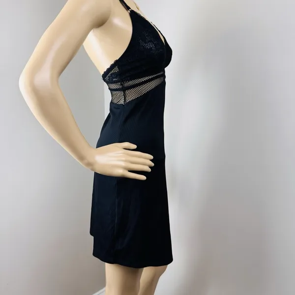 Gilligan & O'Malley Large‎ Small Lace Chemise Lingerie Nightie Mesh Accent Sexy - Image 10