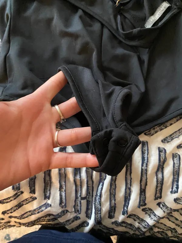 Bathing Suit One Piece Black Size M - Image 3