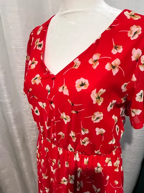 Red Maxi Dress  - Image 2