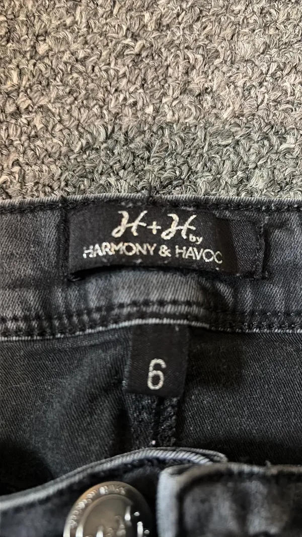 Harmony & Havoc Woman’s Black Jeans - Image 3