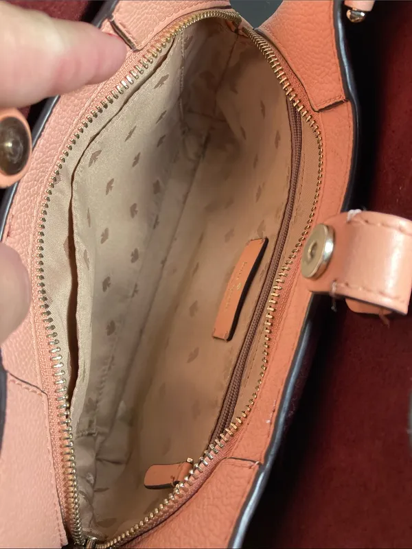 kate spade Kate Spade Talia small triple compartment satchel in a pink shade - Image 7