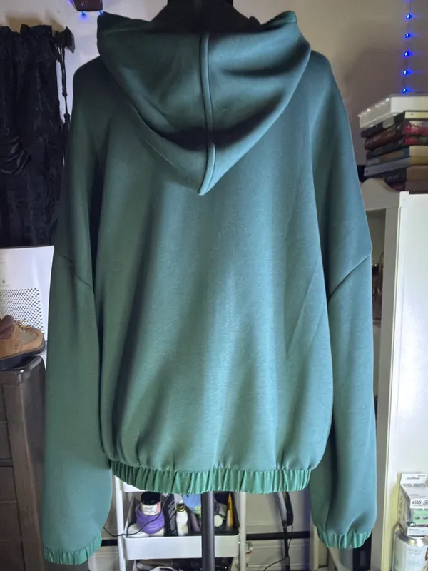 Rae Mode Scuba Dark Green Hooded Zip Hoodie - Image 5