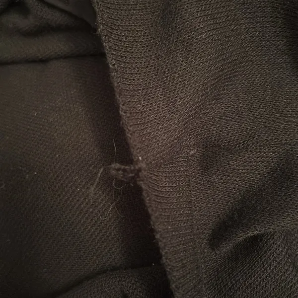Cute Black Urban Outfitters Long Sleeve Henley Crop Top - Image 8
