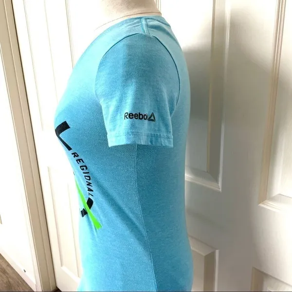 Reebok CrossFit games turquoise short sleeve T - Image 3
