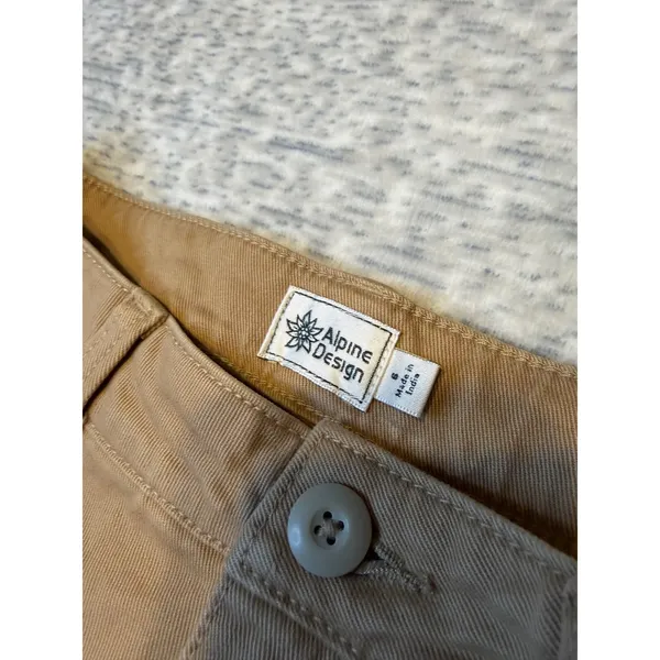 Alpine Design Womens 6 Sahara Sand Barrel Pant High Rise Relaxed leg NWT. - Image 3