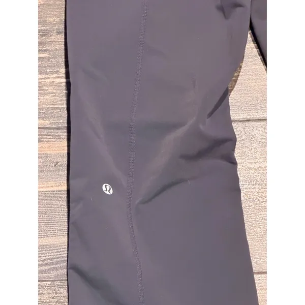 Lululemon Run: Free Pant Coal Grey Pockets W5221S Size 6 Softshell Outdoor Warm - Image 7