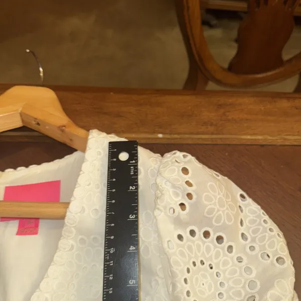 Lily Pulitzer Sz 10 Eyelet White Dress - Image 9