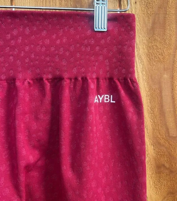 AYBL Evolve Speckle Seamless Leggings Raspberry Size Large - Image 5