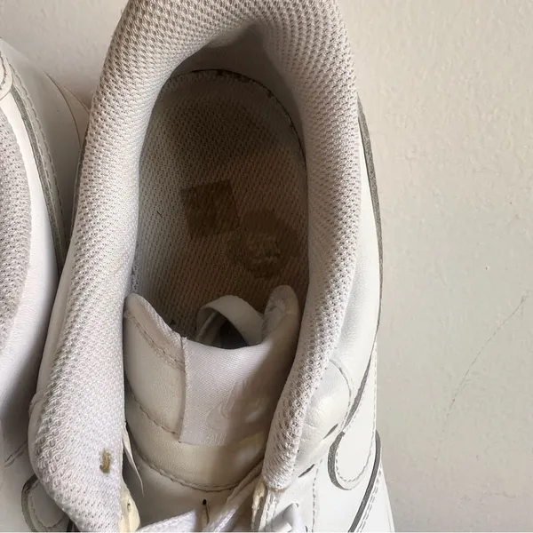 Nike Air Force 1 ‘07 Triple White Shoe Size 8.5 or 10 #404A - Image 8
