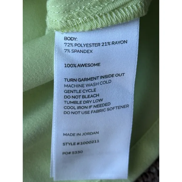 Figs Technical Collection Catarina One-Pocket Scrub Top Size Small Yellow Green - Image 4