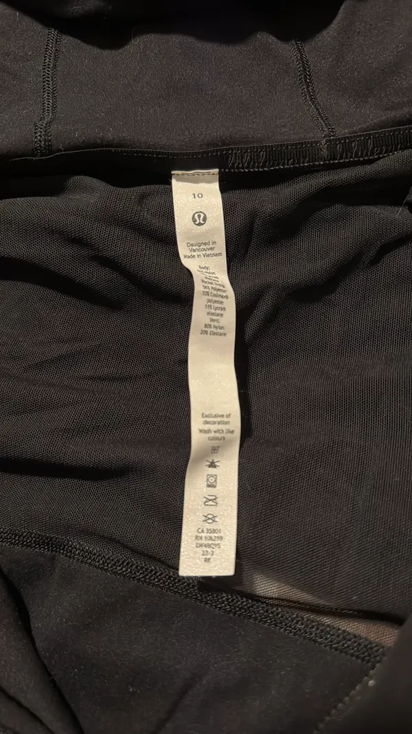 Define Hooded Lululemon Jacket Nulu 8 Black - Image 3