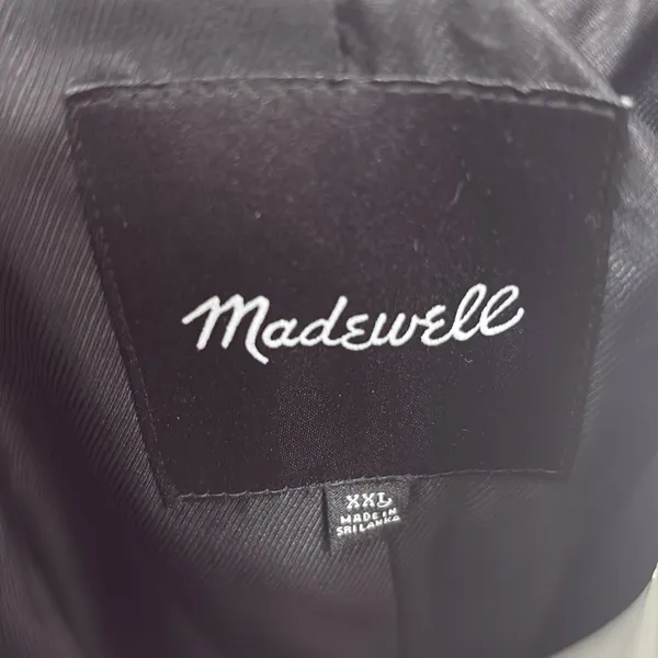 Madewell Larson Herringbone Blazer XXL - Image 10