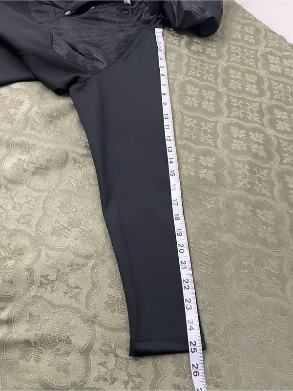 Peter Millar Black Hooded Pullover with Subtle Lining Pattern - Image 8