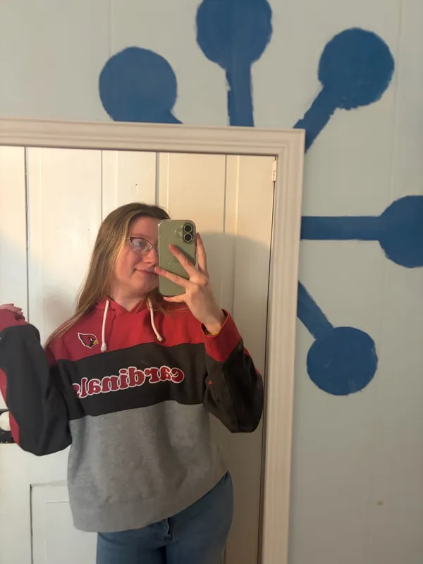 Cardinals red and gray hoodie - Image 10