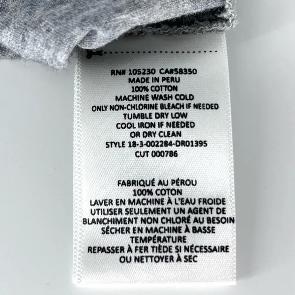 Joie Lamisa Cap Sleeve T-Shirt Dress Heather Grey Medium‎ - Image 5