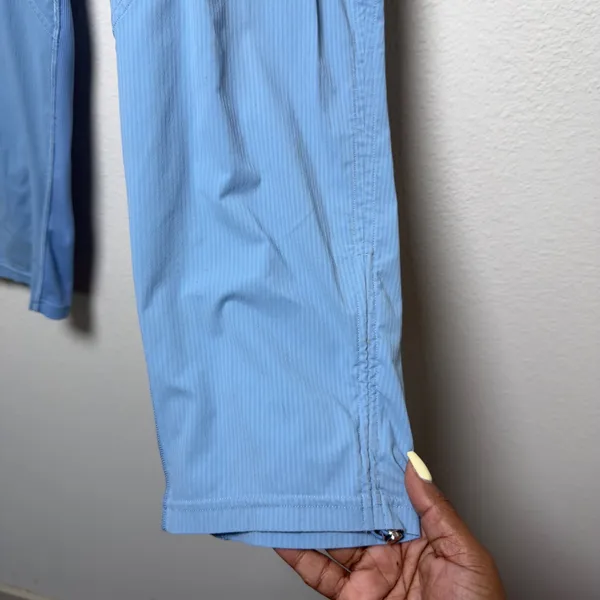 Lululemon Women Cropped Pants 8 Utility Blue Dance Studio Mid-Rise Pull On - Image 15