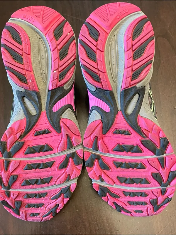 Asics Gel-Venture-5 Women Sz 6 Trail Running Shoes Pink Gray Athletic Sneaker - Image 5