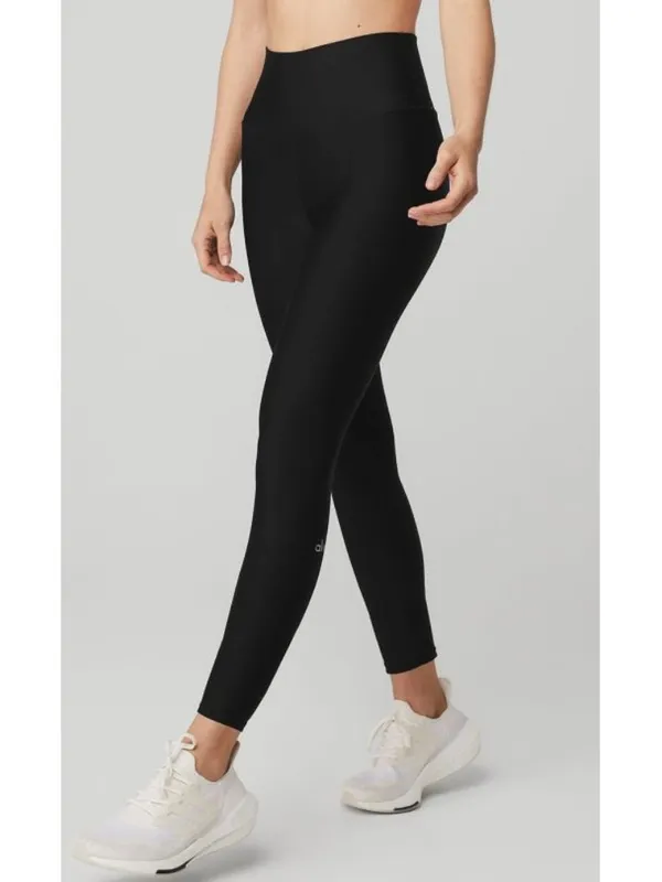 Alo 7/8 High-Waist Airlift Leggings Black Hi-Rise Waisted Skinny Tights Pants - Image 4
