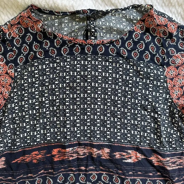 ZARA Basic Patchwork Dress Medium - Image 3