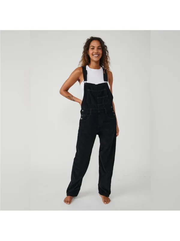 Free People Ziggy Corduroy Overalls Sz S - Image 2