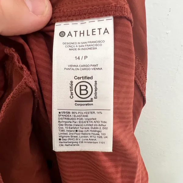 - Vienna Cargo Pant City Stripe Brown Outdoors Travel Hiking Walking - Image 7