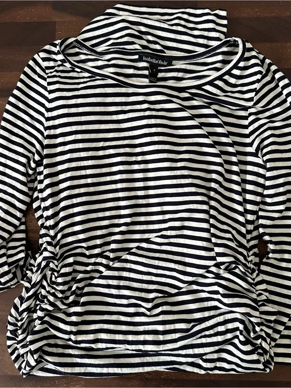 Isabella Oliver Stripe Maternity Dress - Image 3