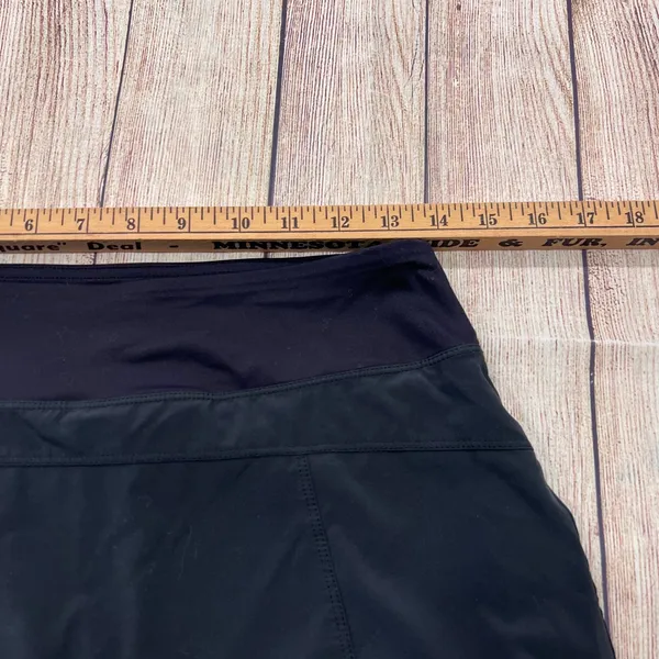 Lole Womens Black Active Skort Size S Wicking Antistatic Zipper Pocket Athletic - Image 6