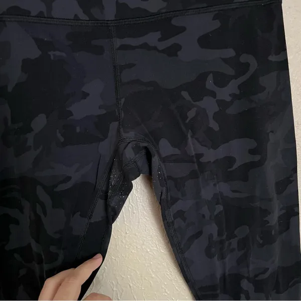 Lululemon Align Pant II 25” Incognito Camo Multi Gray Black Leggings 4 - Image 5