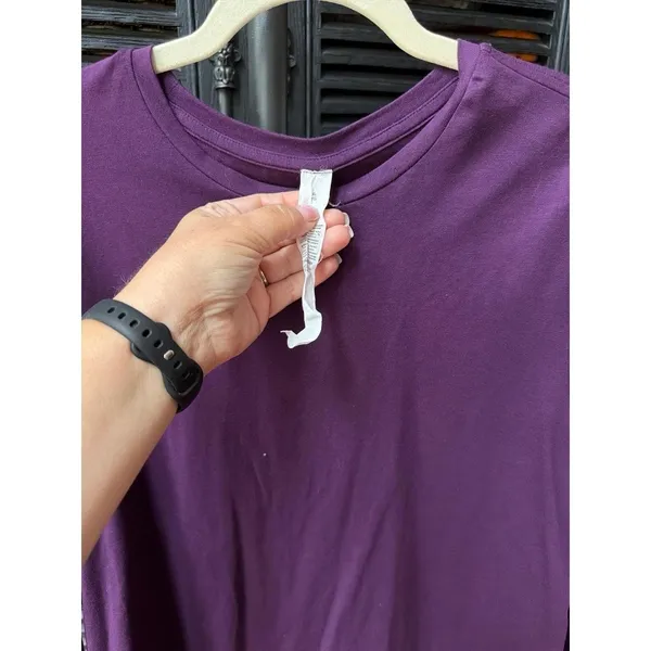 lululemon long-sleeve crewneck top purple women's XL - Image 4