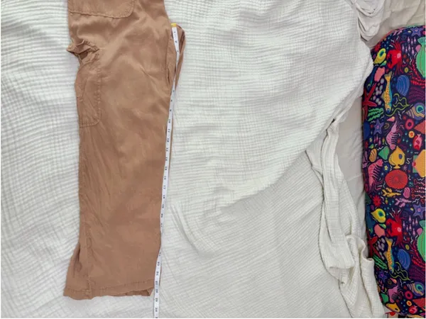Women's Thread & Supply Brown Cargo Pants S Tencel - Image 6