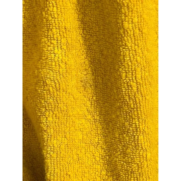 Aerie Yellow Terry Cloth Cinched Reversible Pullover Sweater Women’s Size Small - Image 10