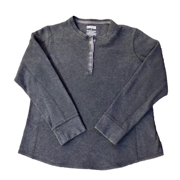Duluth Trading Henley Womens M Used Gray 35052 - Image 8