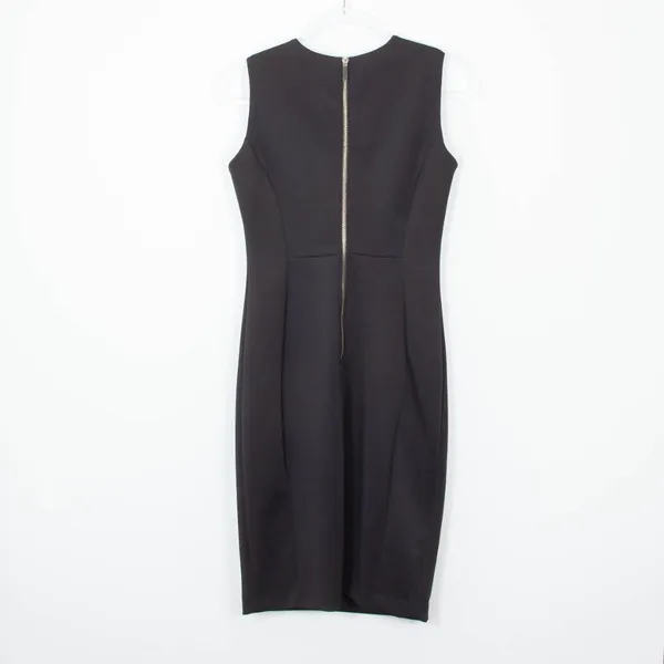 Karl Lagerfeld Black Embellished‎ Sleeveless Midi Sheath Dress Size 4 - Image 7